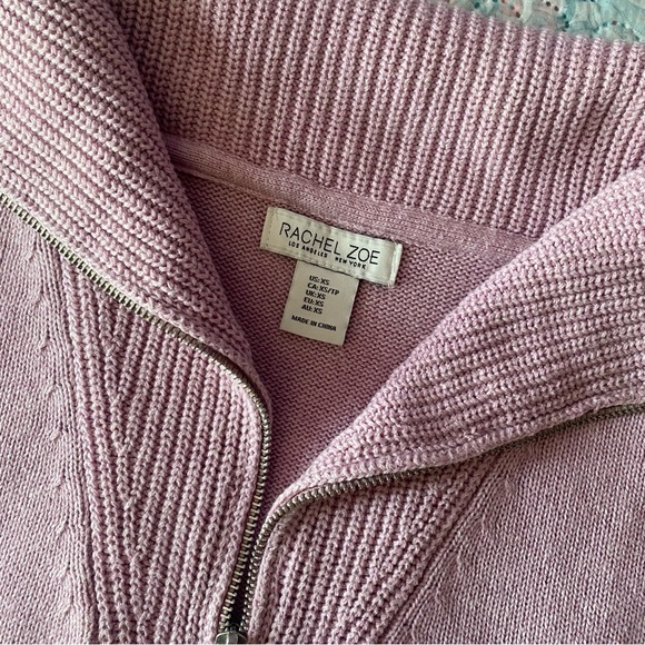 Rachel Zoe Half Zip Pullover Sweater - Picture 2 of 6